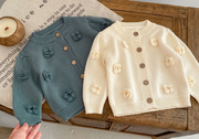 Knitted jacket FLOWERS