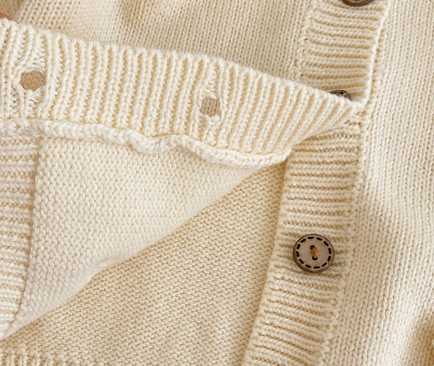 Knitted jacket FLOWERS