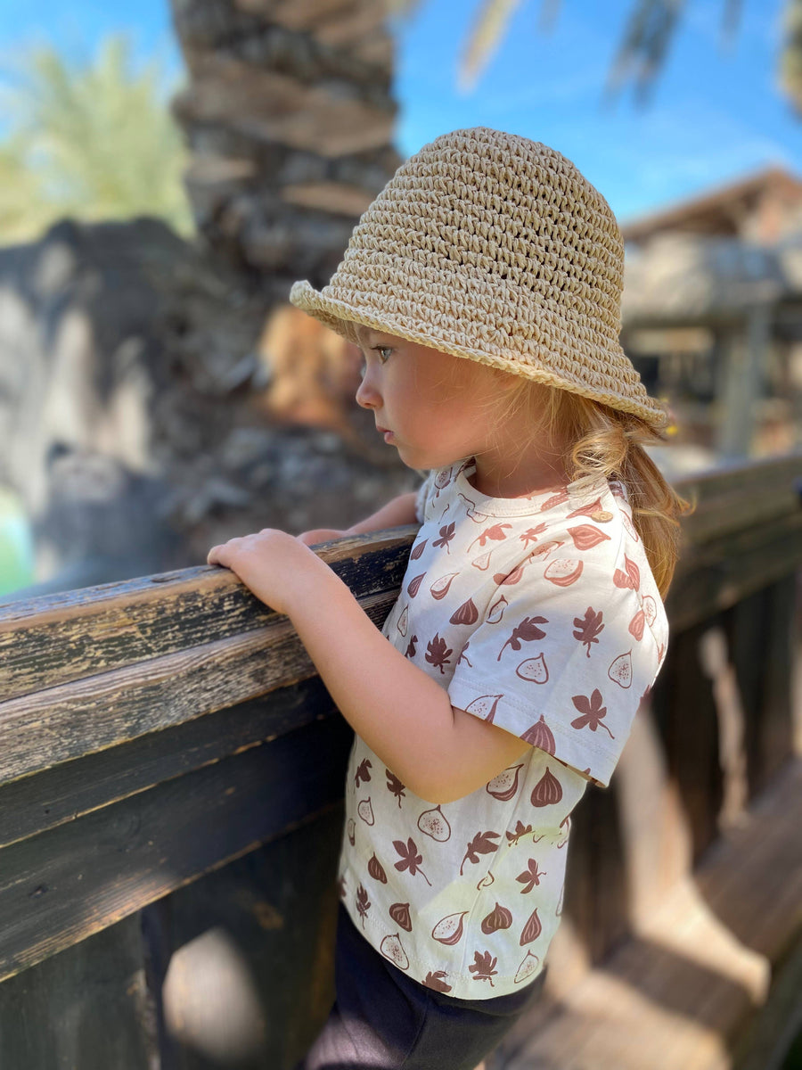 Kids/Baby Summer T-shirt Fig pattern