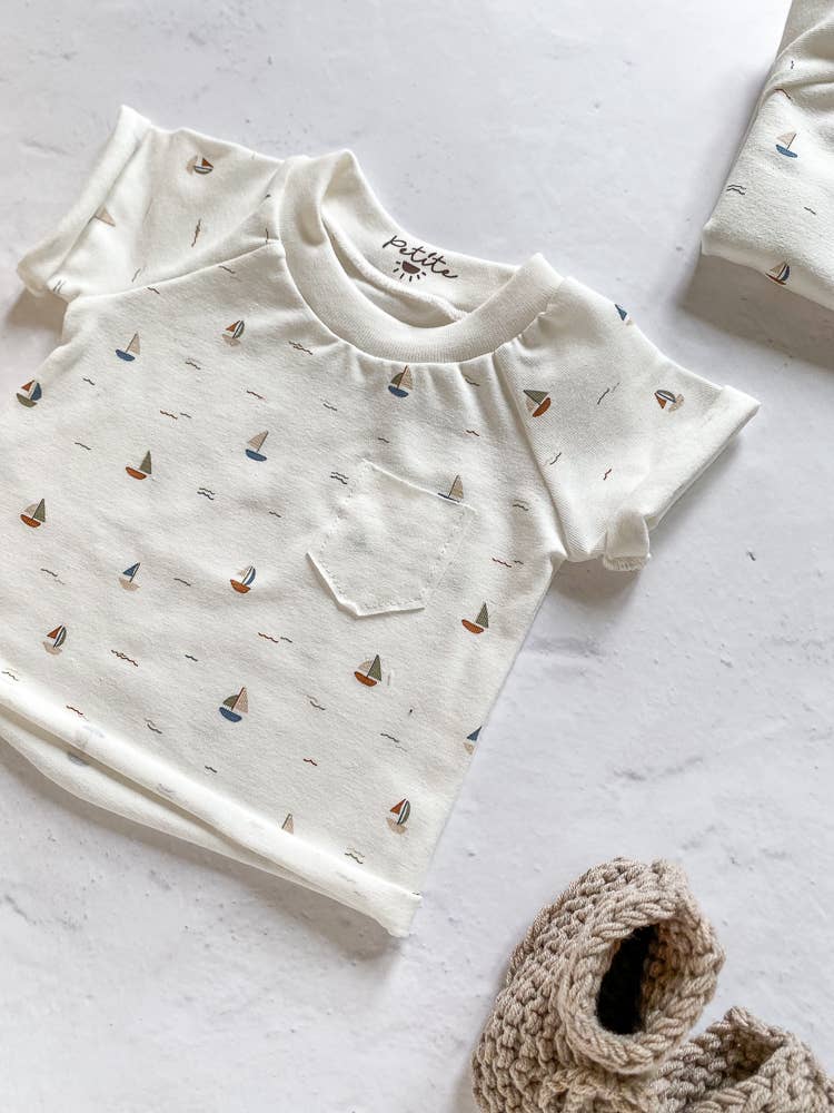 Kids T-shirt / sailboat