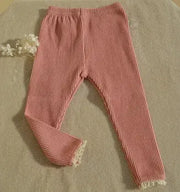 Organic Cotton Ruffle Leggings