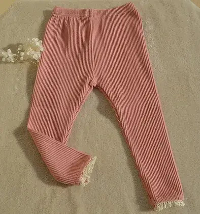 Organic Cotton Ruffle Leggings
