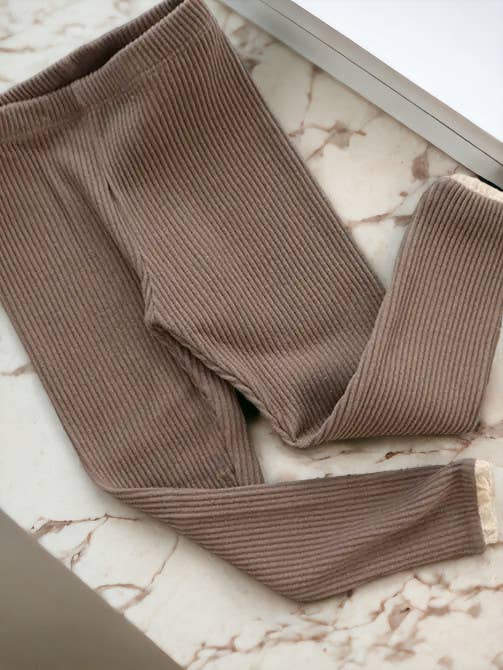 Organic Cotton Ruffle Leggings