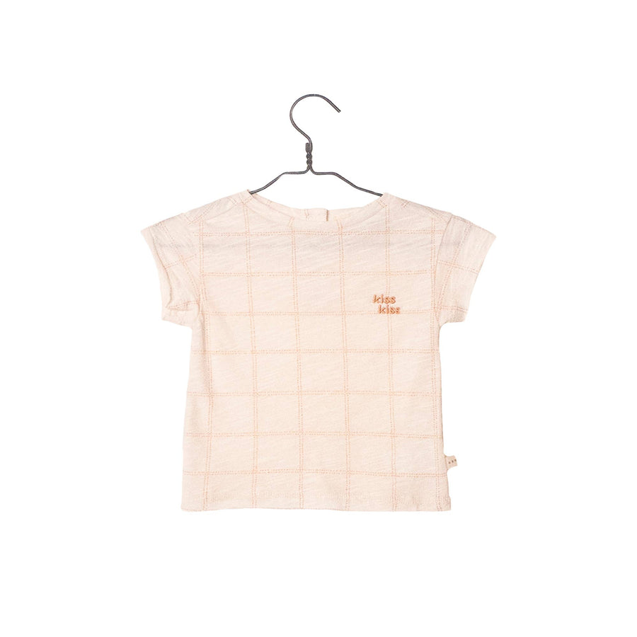 100% organic cotton jersey summer Shirt - Orange stripes