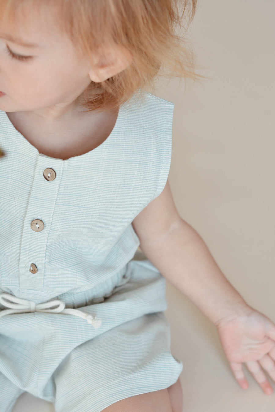 Baby / Kids Green Summer Jumpsuit 100% Cotton OEKO-TEX