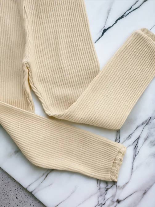 Organic Cotton Ruffle Leggings