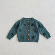 Knitted jacket FLOWERS