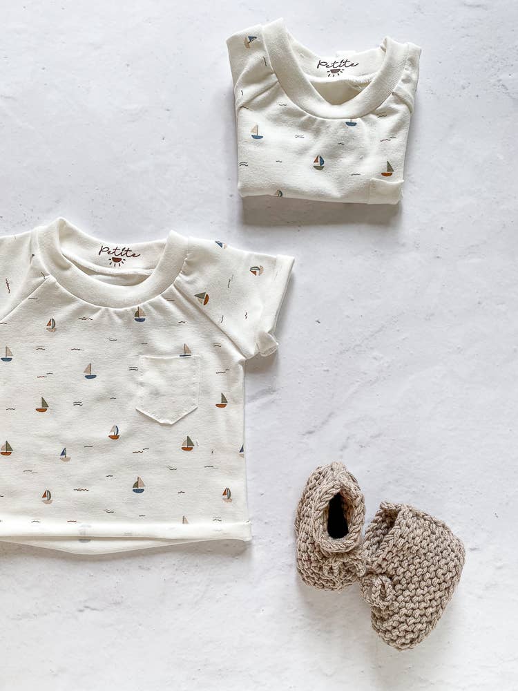 Kids T-shirt / sailboat