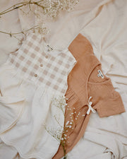 Baby / Girl Checkered Muslin Summer Dress 100% Cotton