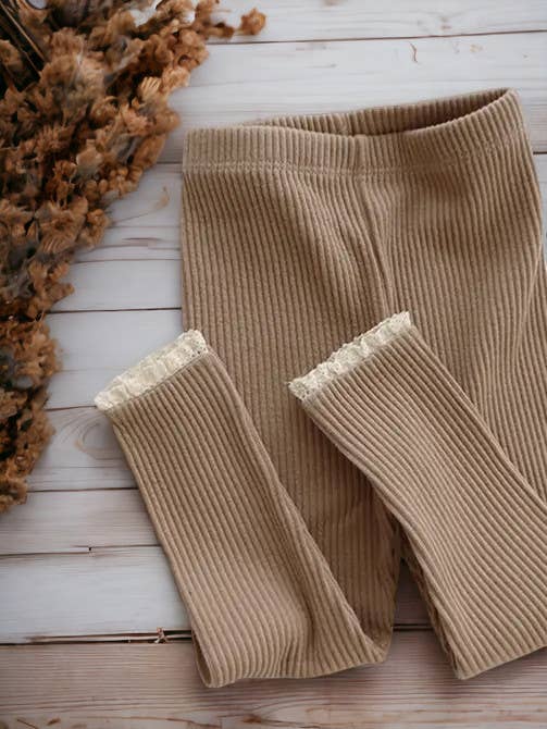 Organic Cotton Ruffle Leggings