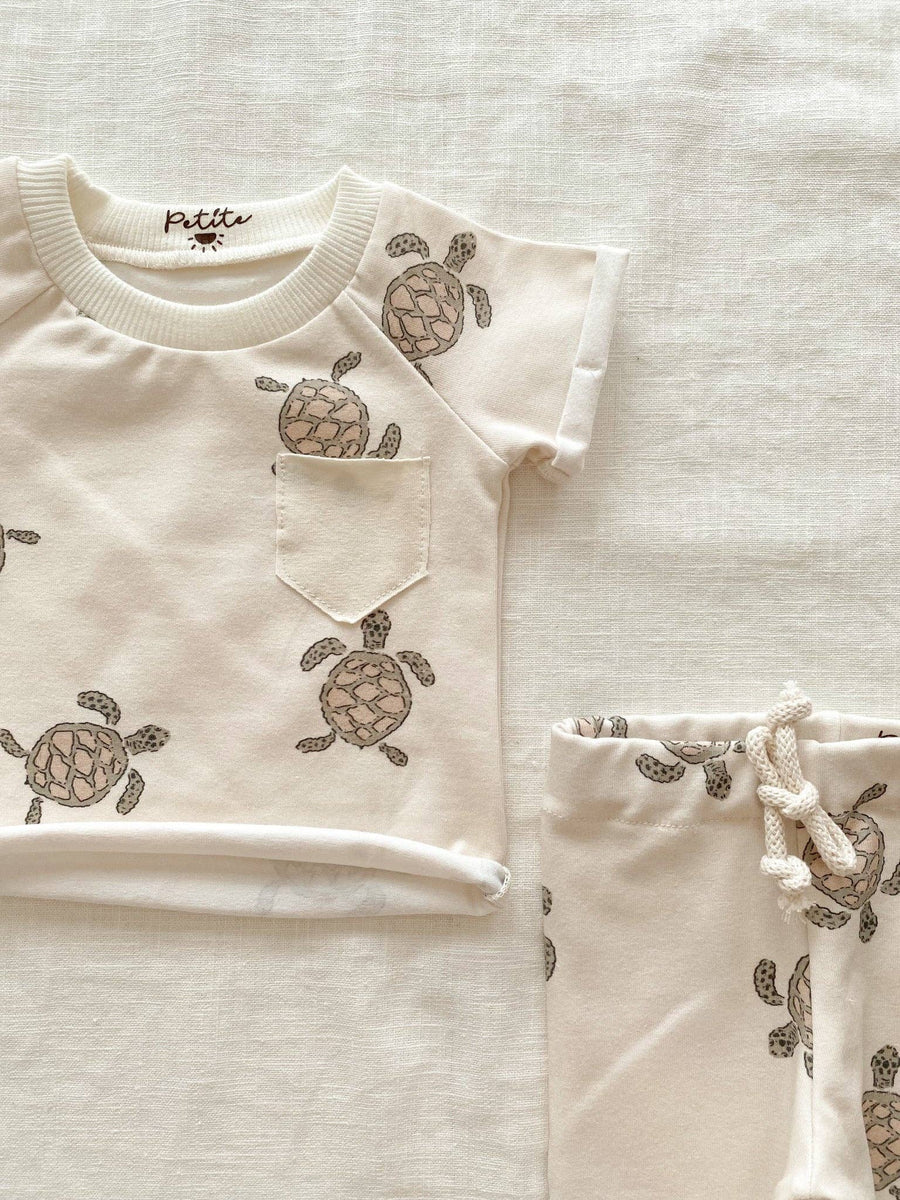 Baby jersey t-shirt / turtles