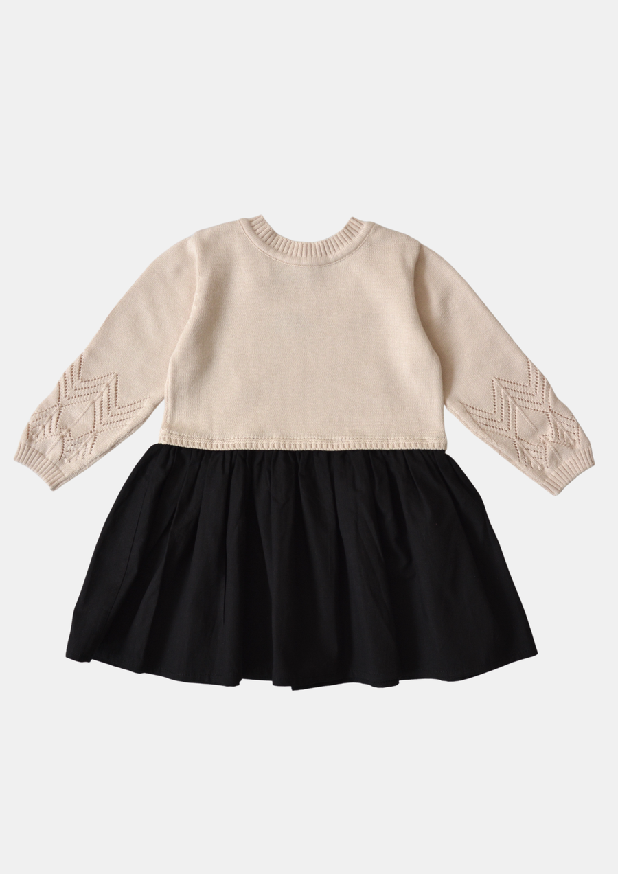 Christmas Baby / Kids Girl Knitted Dress 100% Cotton