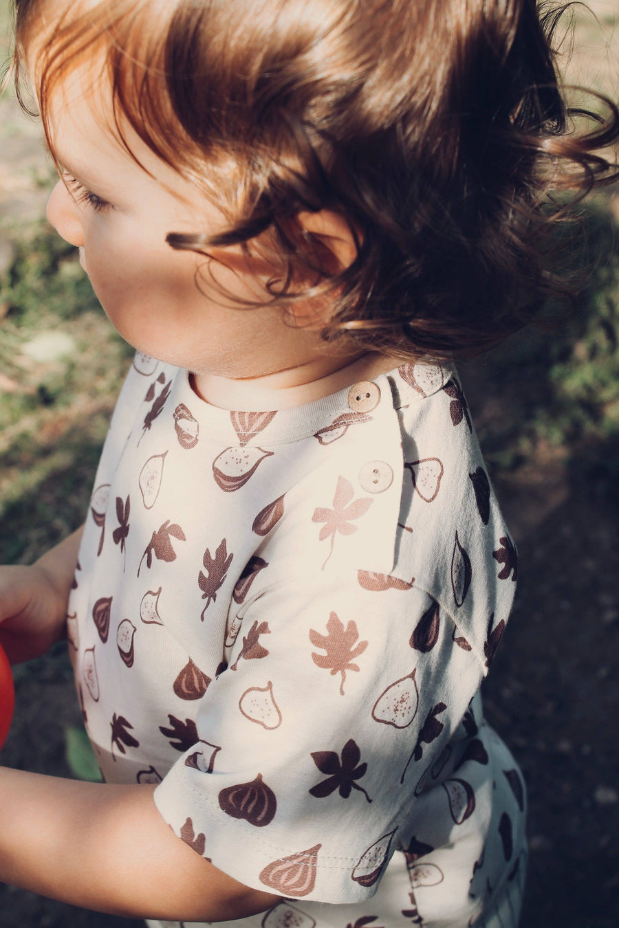 Kids/Baby Summer T-shirt Fig pattern
