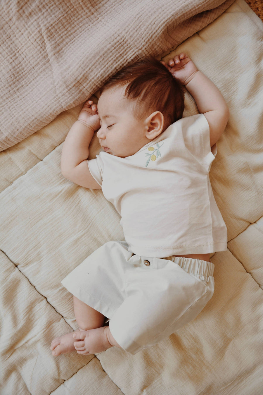 Baby / Kids Olives Emroidery T-Shirt 100% Cotton