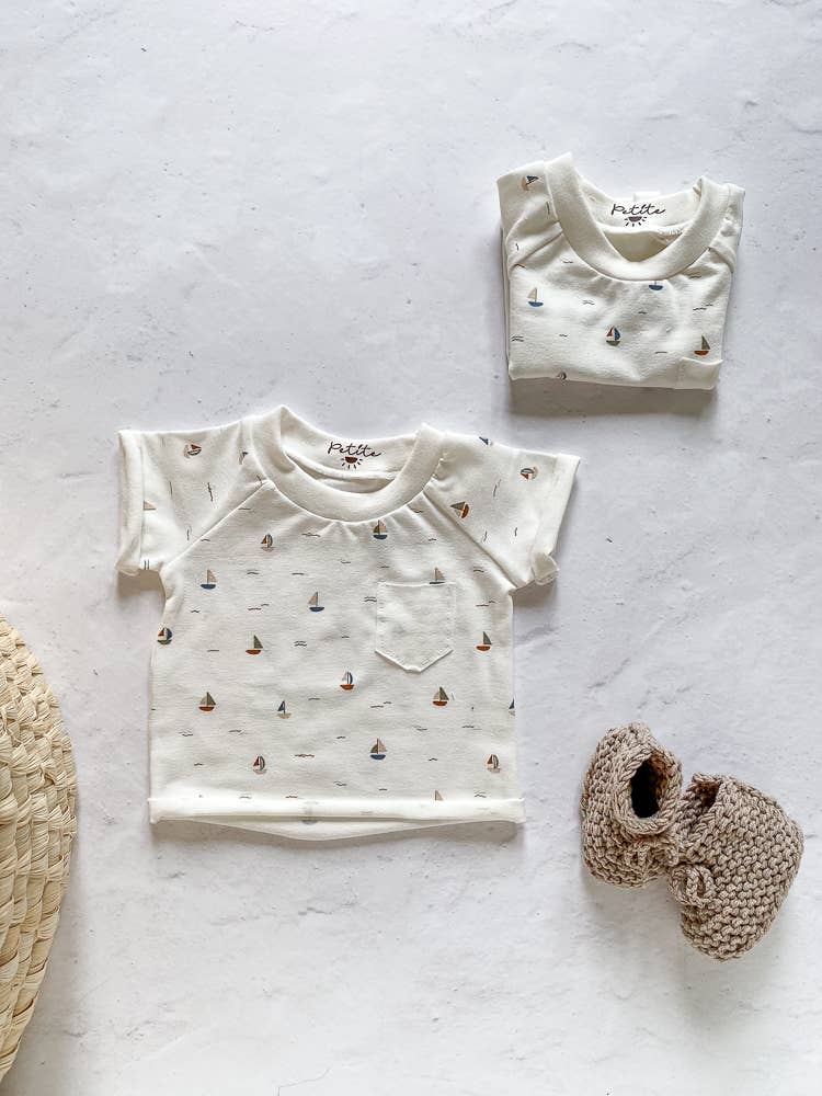 Kids T-shirt / sailboat