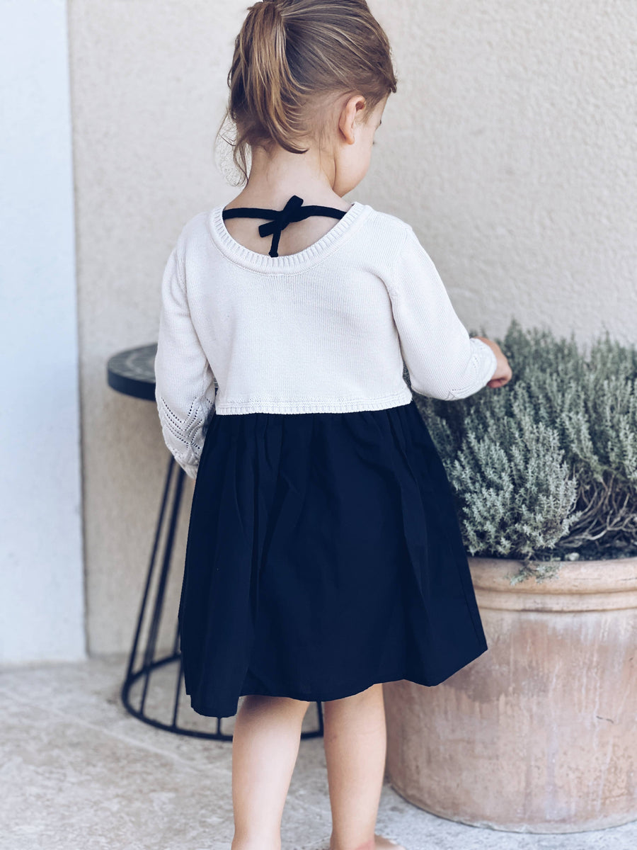 Christmas Baby / Kids Girl Knitted Dress 100% Cotton