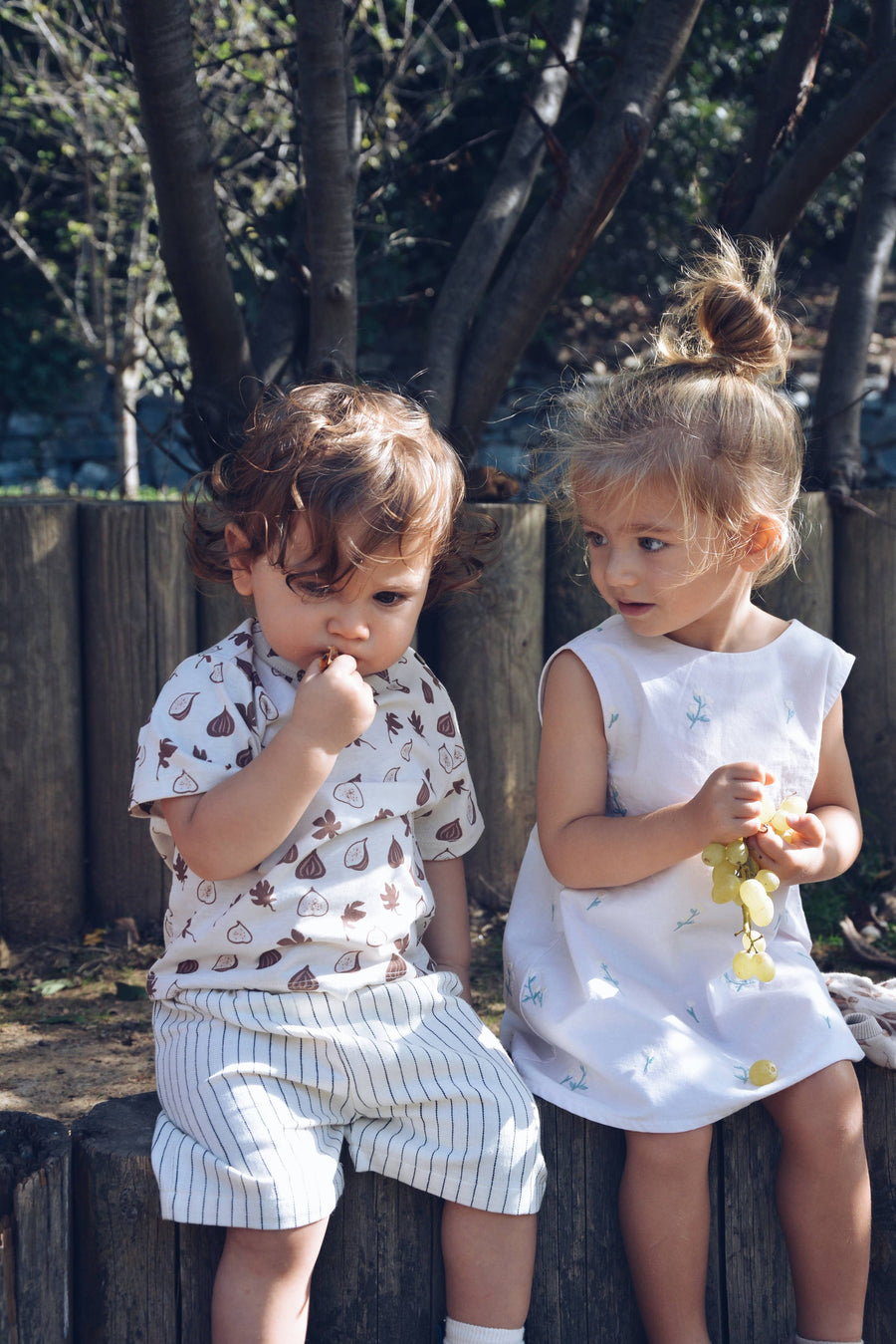 Kids/Baby Summer T-shirt Fig pattern