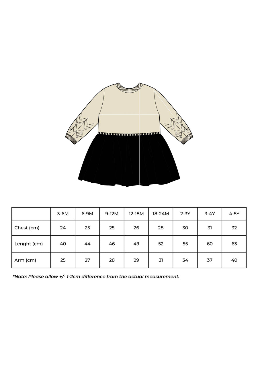 Christmas Baby / Kids Girl Knitted Dress 100% Cotton