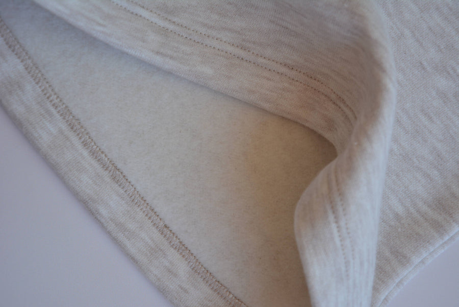 Baby / Kids Raglan Sleeve Beige Hoodie Printed Hood OEKO-TEX