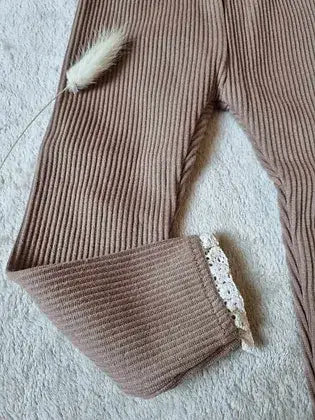 Organic Cotton Ruffle Leggings