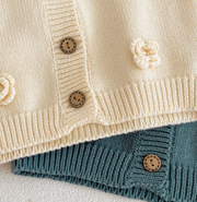 Knitted jacket FLOWERS