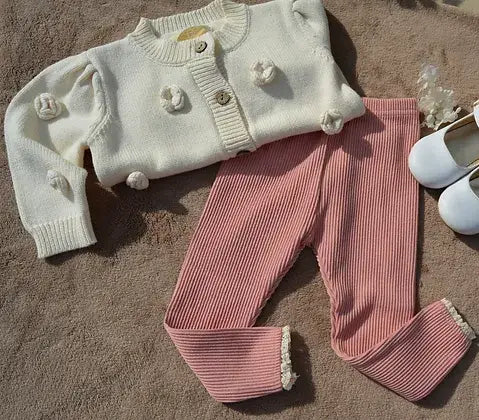 Organic Cotton Ruffle Leggings