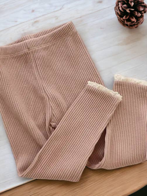 Organic Cotton Ruffle Leggings